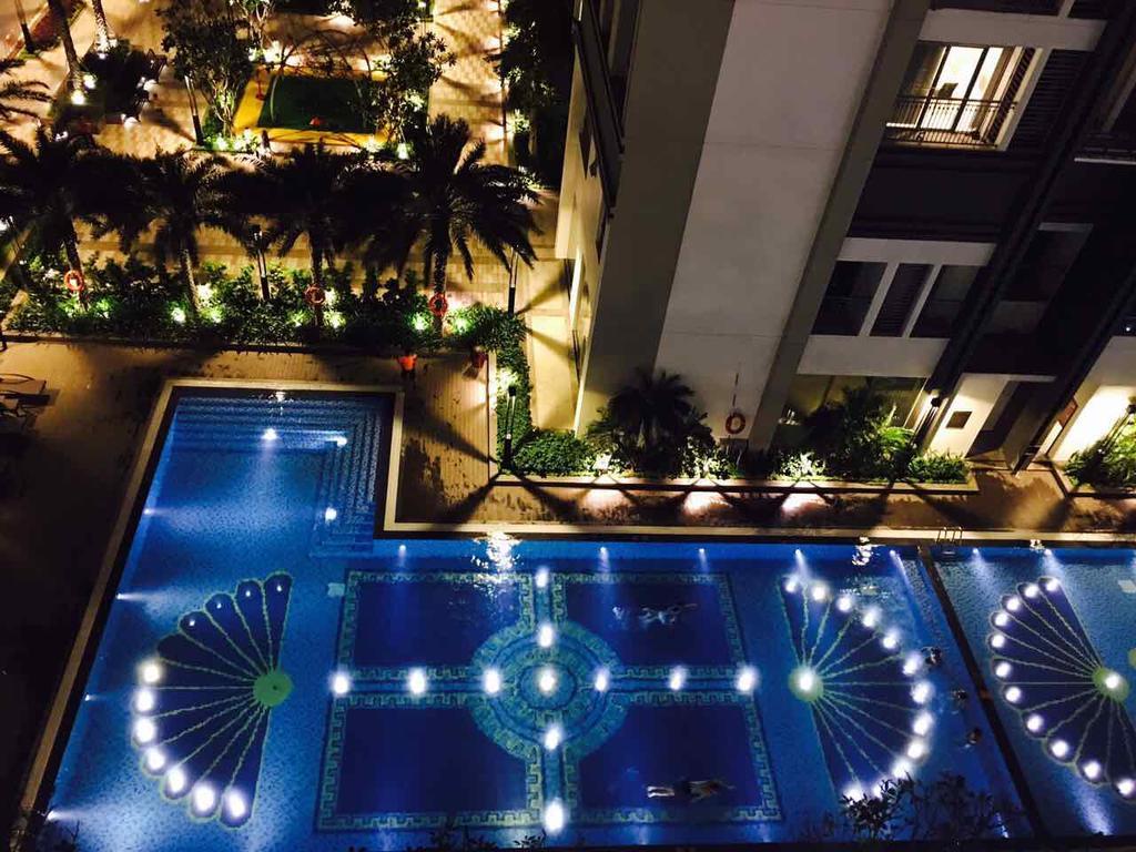 Cherry Homeapart Vinhomes Central Park โฮจิมินห์ซิตี้ ภายนอก รูปภาพ